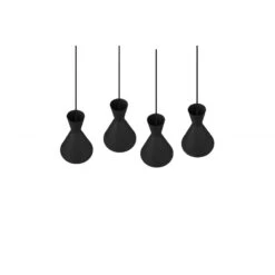 Trio Suspension En Ligne 4 Lampes - Enzo -Magasin À Domicile suspension en ligne 4 lampes enzo 3