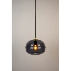 Suspension En Verre Fumé LAUREN M - Boite à Design -Magasin À Domicile suspension en verre fume lauren m boite a design 4