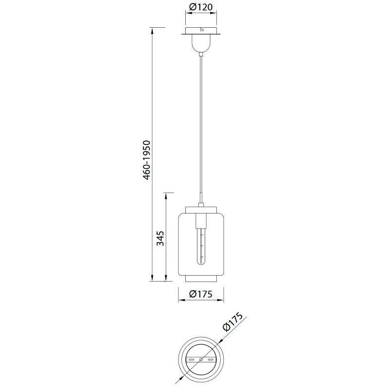 Suspension En Verre S Jarras Mantra 4 Suspension En Verre S Jarras Mantra – Image 2