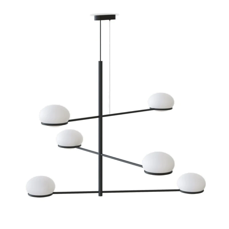 Suspension Moderne Design 6 Lampes COCO 3 Suspension Moderne Design 6 Lampes COCO
