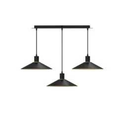 Suspension Rampe 3 Lampes Zinga S3 N - Aluminor