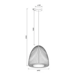 Suspension SMART Mantra : LED 43W, Garantie 5 Ans 11 Suspension SMART Mantra : LED 43W, Garantie 5 Ans -Magasin À Domicile suspension smart mantra led 43w garantie 5 ans 3