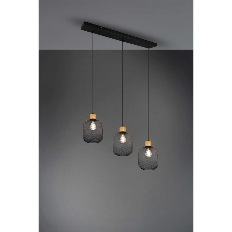 Trio Suspension Trois Lampes Bohème Caliméro 7 Trio Suspension Trois Lampes Bohème Caliméro – Image 5