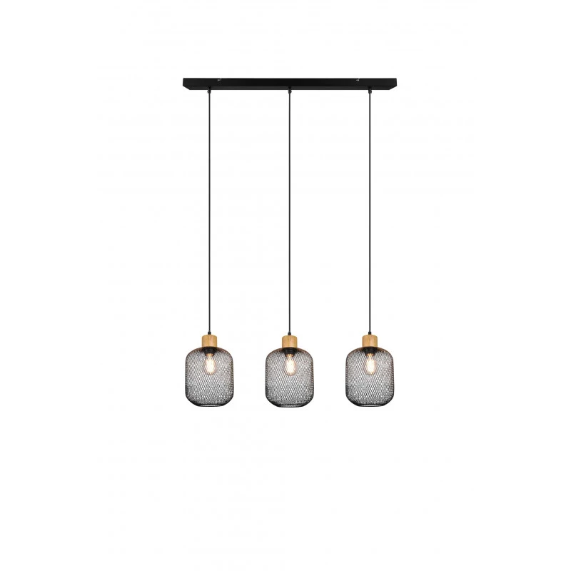 Trio Suspension Trois Lampes Bohème Caliméro 8 Trio Suspension Trois Lampes Bohème Caliméro – Image 6