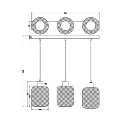Trio Suspension Trois Lampes Bohème Caliméro 20 Trio Suspension Trois Lampes Bohème Caliméro -Magasin À Domicile suspension trois lampes boheme calimero 8