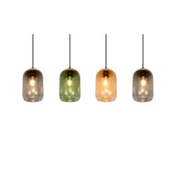 Trio Suspension En Verre Coloré Quatre Lampes - CORK 15 Trio Suspension En Verre Coloré Quatre Lampes - CORK -Magasin À Domicile suspension verre colore quatre lampes cork 5