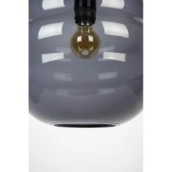 Suspension En Verre Gris Transparent LAUREN L - Boite à Design -Magasin À Domicile suspension verre gris transparent lauren l 6