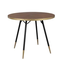Table à Manger Vintage Ronde 91 Cm - DENISE