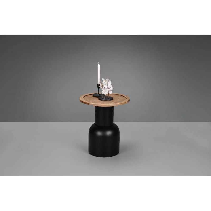 Table D'appoint Bois Et Métal RONJA 40 Cm 5 Table D'appoint Bois Et Métal RONJA 40 Cm – Image 3