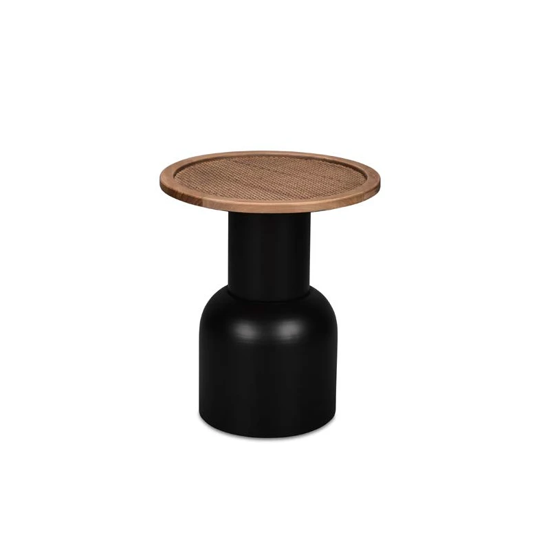 Table D'appoint Bois Et Métal RONJA 40 Cm 3 Table D'appoint Bois Et Métal RONJA 40 Cm