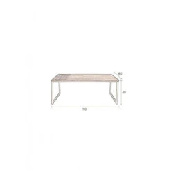Table Basse Bois Et Métal Randi Par Dutchbone -Magasin À Domicile table basse bois et metal randi par dutchbone 8