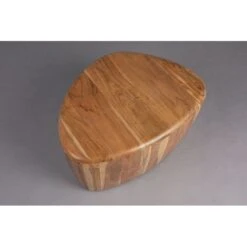 Table Basse En Bois Ovale Dutchone - AYLA -Magasin À Domicile table basse en bois ovale dutchone ayla 2