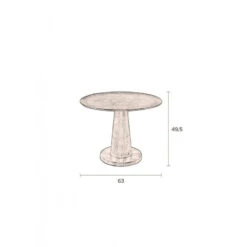 Table Basse Industrielle Brute En Aluminium - Dutchbone -Magasin À Domicile table basse industrielle brute en aluminium dutchbone 7