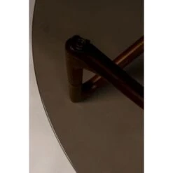 Table Basse Ronde Bois Et Verre Naia - Dutchbone -Magasin À Domicile table basse ronde bois et verre naia dutchbone 4