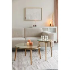 Table Basse Ronde Haru 70cm -Magasin À Domicile table basse ronde haru 70cm 1