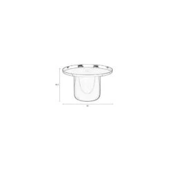 Table Basse Ronde Shiny Bomb 67 Cm - Zuiver -Magasin À Domicile table basse ronde shiny bomb 67 cm zuiver 11