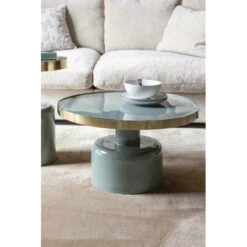 Table Basse Vintage Glam émaillée Glossy - Zuiver -Magasin À Domicile table basse vintage glam emaillee glossy zuiver 5