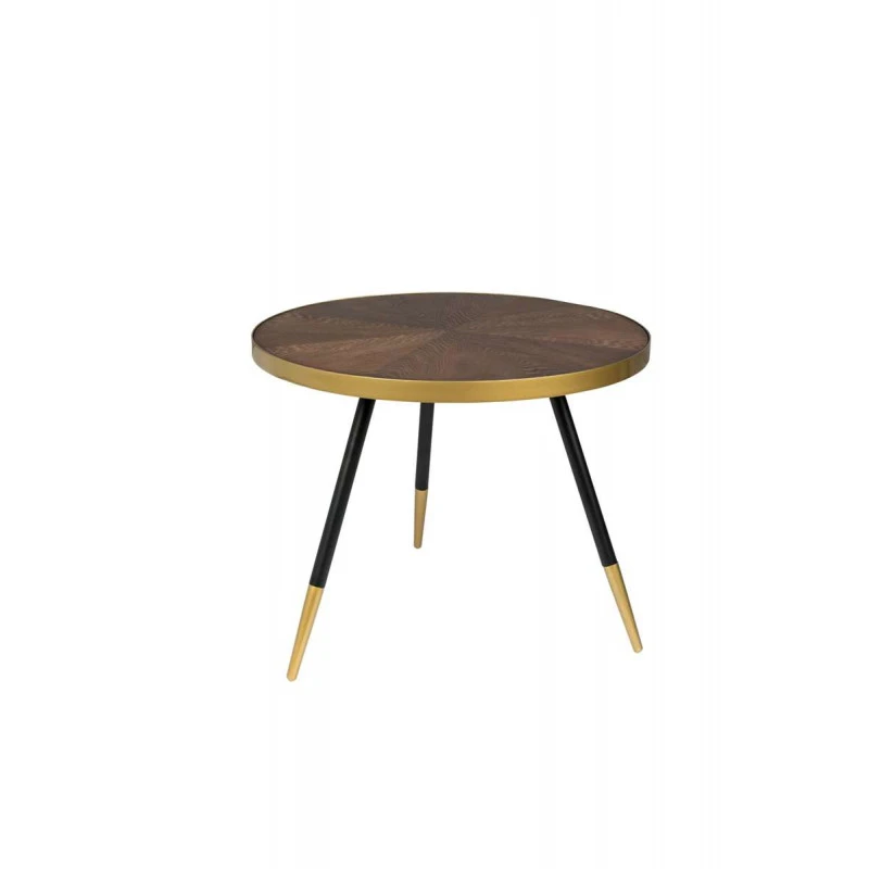 Table Basse Vintage Ronde 61 Cm - DENISE 3 Table Basse Vintage Ronde 61 Cm - DENISE