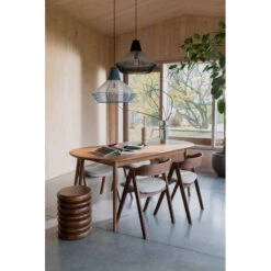 Table D'appoint Bois Empilé Disc - Zuiver -Magasin À Domicile table d appoint bois empile disc zuiver 2