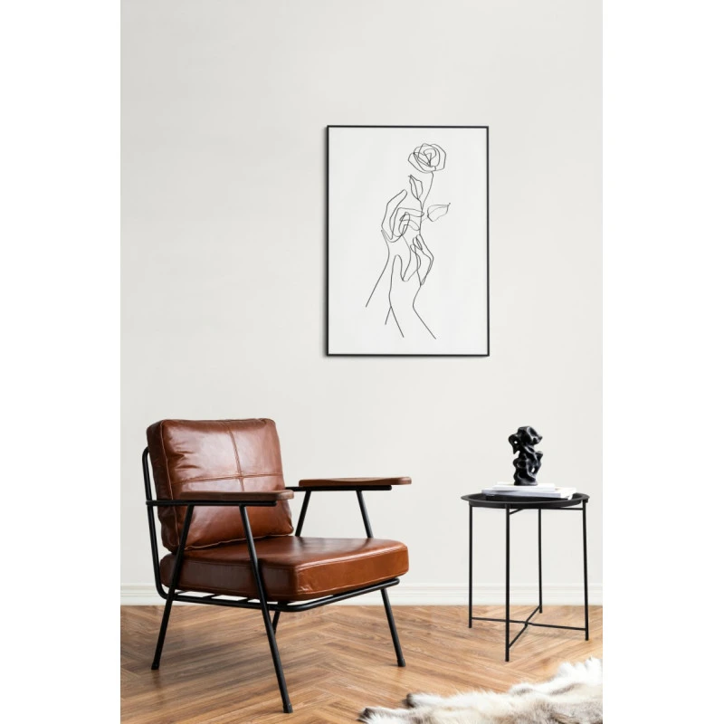 Table D'appoint Design Ronde Métal CARO 4 Table D'appoint Design Ronde Métal CARO – Image 2