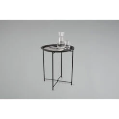 Table D'appoint Design Ronde Métal CARO 9 Table D'appoint Design Ronde Métal CARO -Magasin À Domicile table d appoint design ronde metal caro 2