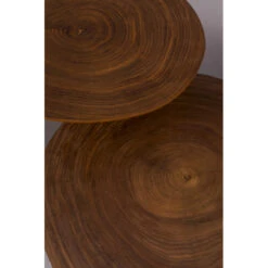 Table D'appoint Deux Plateaux Bois Dutchone - MATHISON -Magasin À Domicile table d appoint deux plateaux bois dutchone mathison 4