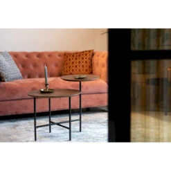 Table D'appoint Deux Plateaux Bois Dutchone - MATHISON -Magasin À Domicile table d appoint deux plateaux bois dutchone mathison 9