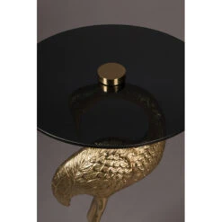 Table D'appoint En Verre Et Métal Crane - Dutchbone -Magasin À Domicile table d appoint en verre et metal crane dutchbone 2