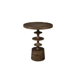Table D'appoint Ronde Bois De Manguier Cath - Dutchbone