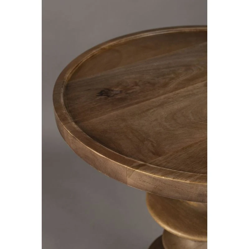 Table D'appoint Ronde Bois De Manguier Cath - Dutchbone 6 Table D'appoint Ronde Bois De Manguier Cath - Dutchbone – Image 4