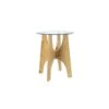 Table D'appoint Ronde Bois Et Verre Kobe - Zuiver 1 Table D'appoint Ronde Bois Et Verre Kobe - Zuiver -Magasin À Domicile table d appoint ronde bois et verre kobe zuiver