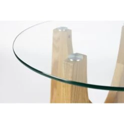 Table D'appoint Ronde Bois Et Verre Kobe - Zuiver 17 Table D'appoint Ronde Bois Et Verre Kobe - Zuiver -Magasin À Domicile table d appoint ronde bois et verre kobe zuiver 4