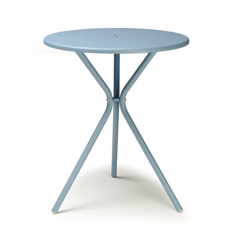 Table De Jardin En Métal Ronde 60 Cm - LEO 3 Table De Jardin En Métal Ronde 60 Cm - LEO