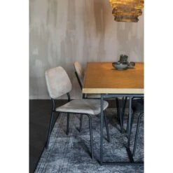 Table De Repas Bois De Chêne Naturel Class - Dutchbone -Magasin À Domicile table de repas bois de chene naturel class dutchbone 10