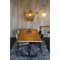 Table De Repas Bois De Chêne Naturel Class - Dutchbone -Magasin À Domicile table de repas bois de chene naturel class dutchbone 8