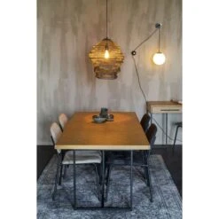 Table De Repas Bois De Chêne Naturel Class - Dutchbone -Magasin À Domicile table de repas bois de chene naturel class dutchbone 9