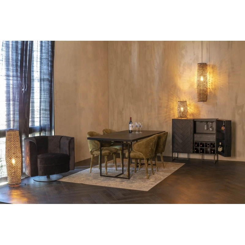 Table De Repas Noire Design Class - Dutchbone 4 Table De Repas Noire Design Class - Dutchbone – Image 2