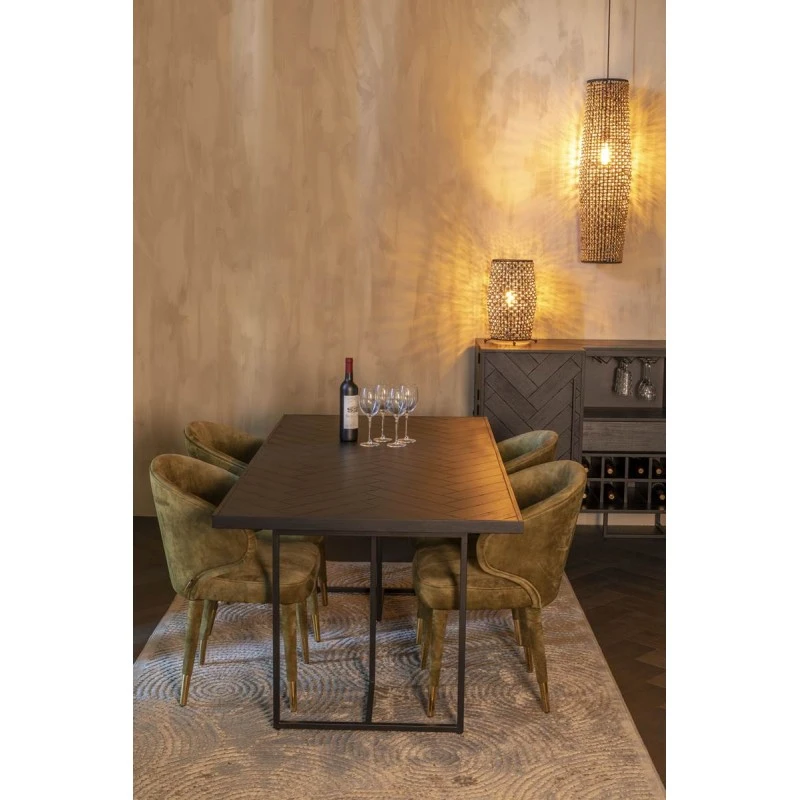 Table De Repas Noire Design Class - Dutchbone 8 Table De Repas Noire Design Class - Dutchbone – Image 6