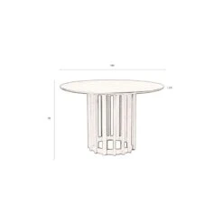 Table De Repas Ronde 120cm BARLET - Dutchbone -Magasin À Domicile table de repas ronde 120cm barlet dutchbone 13