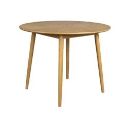 Table De Repas Ronde En Bois Fabio 100 Cm