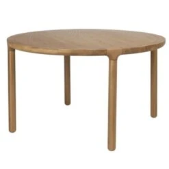 Table De Repas Ronde STORM En Bois 128 Cm Zuiver