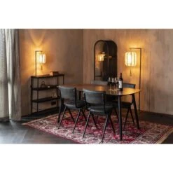 Table De Salle à Manger Clover Rectagulaire 165X90 En Bois - Dutchbone -Magasin À Domicile table de salle a manger clover rectagulaire 165x90 en bois dutchbone 12