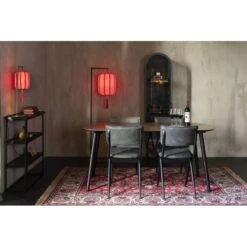 Table De Salle à Manger Clover Rectagulaire 165X90 En Bois - Dutchbone -Magasin À Domicile table de salle a manger clover rectagulaire 165x90 en bois dutchbone 3