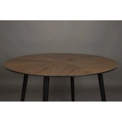 Table De Salle à Manger Ronde 120 Cm En Bois Clover - Dutchbone -Magasin À Domicile table de salle a manger ronde 120 cm en bois clover dutchbone 2