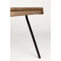 Table De Salle à Manger SURI Teck Et Acier 180 Cm - Boite à Design -Magasin À Domicile table de salle a manger suri teck et acier 180 cm boite a design 6