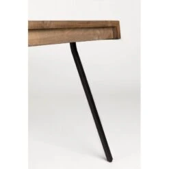 Table De Salle à Manger SURI Teck Et Acier 220 Cm - Boite à Design -Magasin À Domicile table de salle a manger suri teck et acier 220 cm boite a design 6