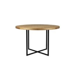 Table De Repas Ronde 120 Cm En Bois Class - Dutchbone