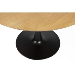 Table De Repas Ronde RAKU 110 Cm Pied Tulipe -Magasin À Domicile table repas ronde raku 110 cm pied tulipe 3