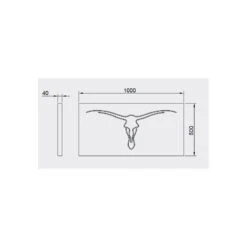 Tableau Led Rétroéclairé Tazos Taureau - Mantra -Magasin À Domicile tableau led retroeclaire tazos taureau mantra 3