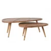 Tables Basses Gigogne En Bois Sham - Dutchbone -Magasin À Domicile tables basses gigogne en bois sham dutchbone